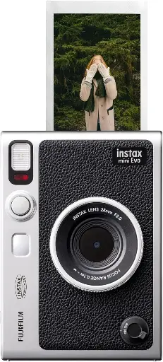 Fujifilm Instax Mini EVO Instant Camera - Black - Pre-Owned