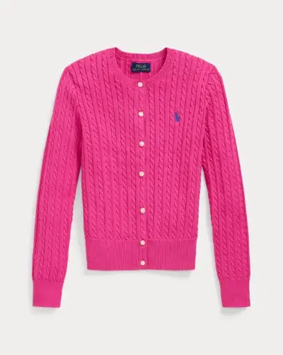 Mini-Cable Cotton Cardigan-Ralph Lauren-Preowned